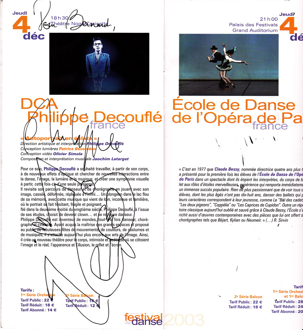 bernard oheix Philippe Decoufle