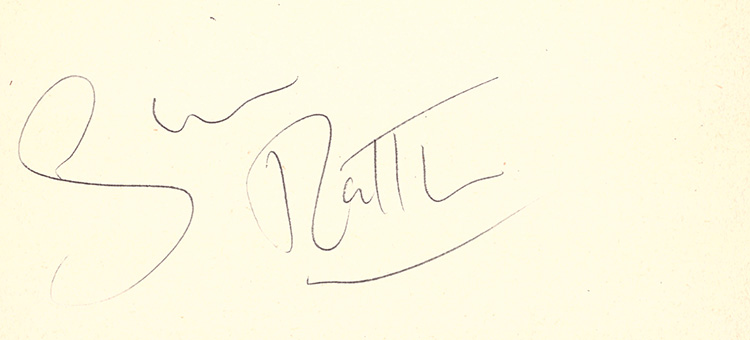 Simon Rattle